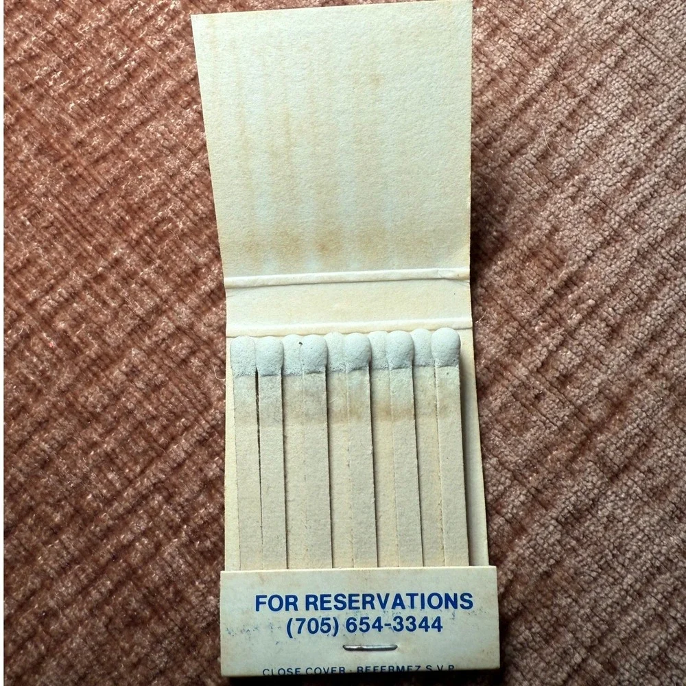 Viamede Resort Matchbook Stoney‎ Lake Kawarthas Ontario Vtg Canada Advertising